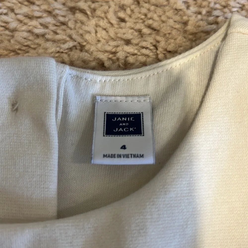 Janie and Jack sleeveless dress.  Size 4.  Like new, excellent condition - Picture 3 of 4